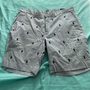 Ralph Lauren navy and white shorts